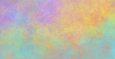 Wall Mural - art abstract hand drawn colorful bright empty background