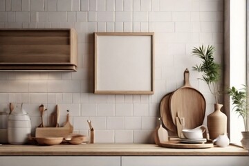 kitchen interior with utensils