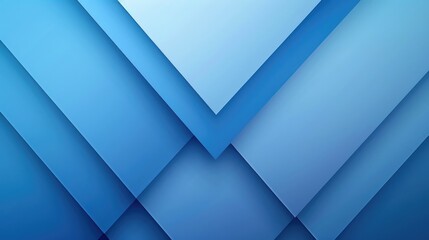 Fototapete - blue gradient symmetrical V pattern background