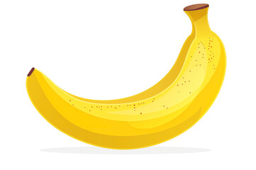 Wall Mural - Banana fruit in cartoon style