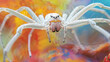 Big white spider
