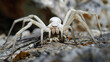 Big white spider