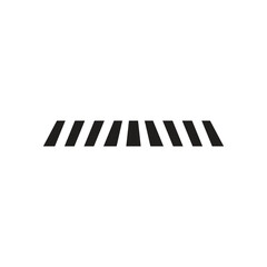 zebra crossing icon vector