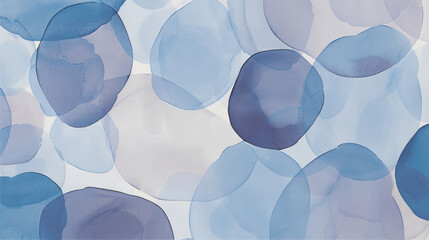 Wall Mural - Abstract white and blue watercolor background
