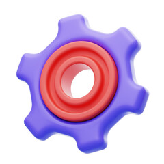 Poster - 3D Gears Marketing Mechanics Driving Success. 3d illustration, 3d element, 3d rendering. 3d visualization isolated on a transparent background