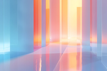 soft color gradient acrylic room abstract background