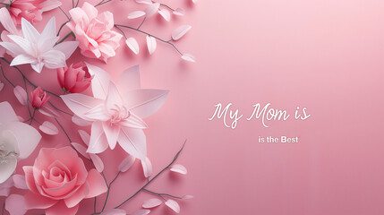 Wall Mural - Happy Mother's Day Card