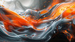 © Dorido - Liquid abstract background with three-dimensional effects..