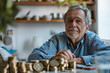 © Dmitry - Contemplative Senior Man with Accumulated Wealth in Peaceful Home..