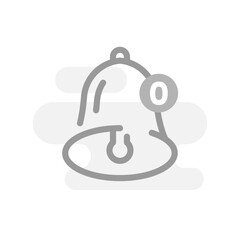 Poster - still empty, no notification yet concept illustration flat design vector. simple modern graphic elem