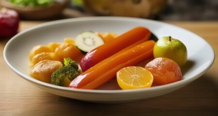 Sticker -  Fresh and vibrant salad ingredients, ready to be prepared