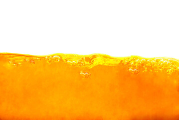 Wall Mural - orange juice and water drops