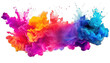 © msroster - Explosion of colorful rainbow paint smoke png