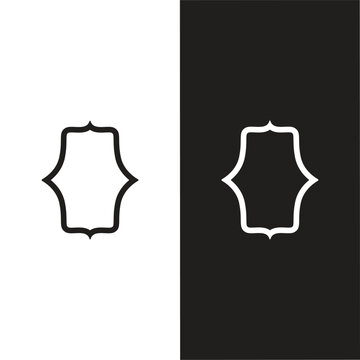 Ornate borders Mid-century Retro Badge Designs
