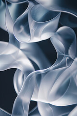 Poster - Abstract background with reflections and caustics. Hi-tech. Futuristic background image. Created with Generative AI technology.