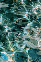 Poster - Abstract background with reflections and caustics. Hi-tech. Futuristic background image. Created with Generative AI technology.