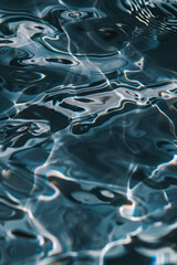 Poster - Abstract background with reflections and caustics. Hi-tech. Futuristic background image. Created with Generative AI technology.