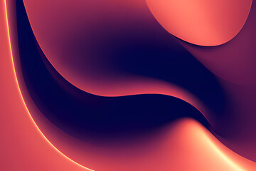 Abstract Dark Red Background. colorful wavy design wallpaper. creative graphic 2 d illustration. trendy fluid cover with dynamic shapes flow.