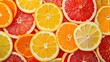 Citrus fruit icon. Fresh, citrusy, juicy, colorful, refreshing, tropical, appetizing, fruity, vitaminrich, citrus medley, tangy, succulent, ripe, vibrant. Generated by AI.. Generated by AI