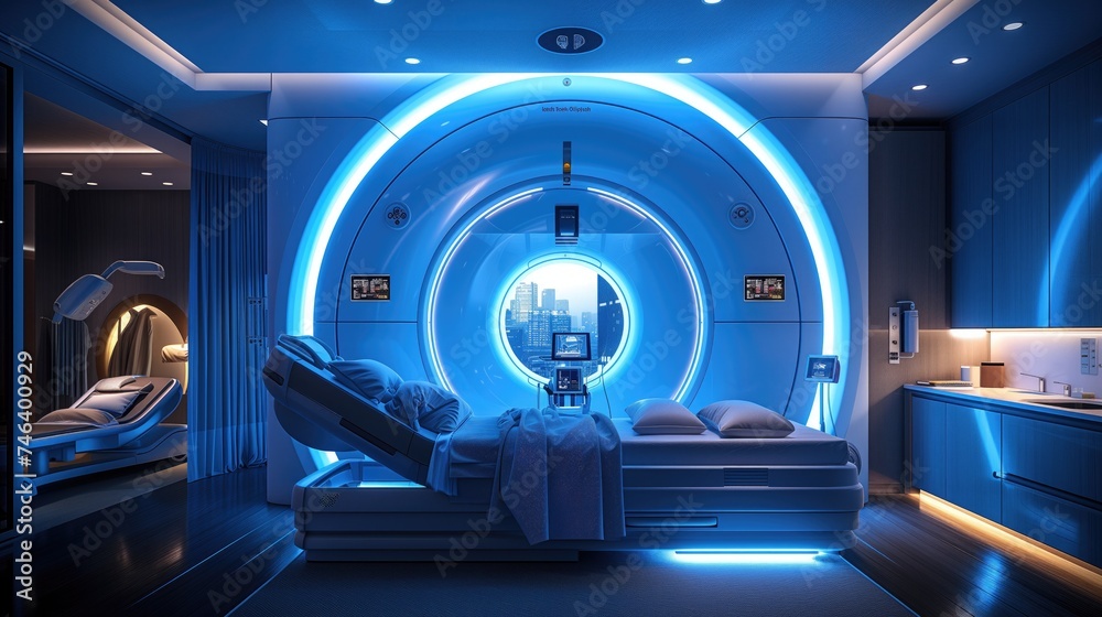 Medical Diagnosis.: Doctors use advanced medical imaging equipment equipped with electronic brains and high-performance motherboards to analyze diagnostic images