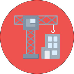 Canvas Print - Building Contruction Icon