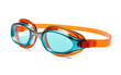 © Usama - Swimming Goggles. A pair of swimming goggles are sleek and modern in design, perfect for protecting the eyes while swimming in pools. on a White or Clear Surface PNG Transparent Background.