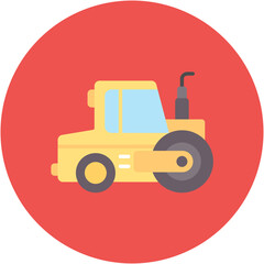 Wall Mural - Road Roller Icon