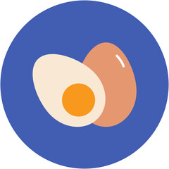 Sticker - Boiled Egg Icon