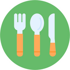 Canvas Print - Cutlery Icon