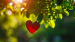 Beautiful bright love symbol day wallpaper