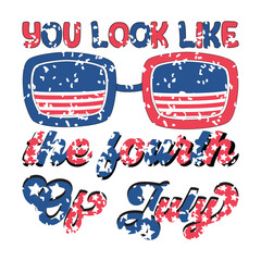 Wall Mural - you look like the fourth of july