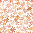 Soft, radiant red and orangeade blooms form a seamless pattern that captures the serene beauty of desert flowers.