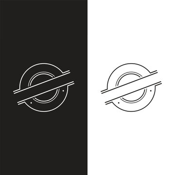 Ornate borders Mid-century Retro Badge Designs