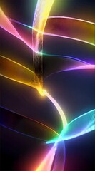 Poster - Spectral Dance: A Symphony of Light and Color