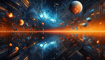 background with code