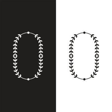 Ornate borders Mid-century Retro Badge Designs