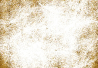 Wall Mural - Golden paint brush stroke glittering texture.