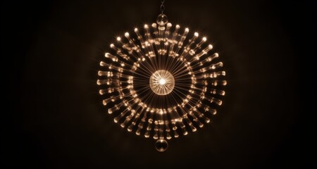 Poster -  Elegant chandelier, perfect for a luxurious ambiance