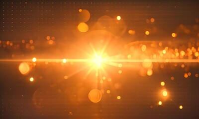 Wall Mural - Starburst, light, and sparks. The concept of the grandeur of the cosmos.