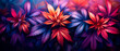 Colorful background with cannabis leaves