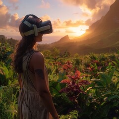 Poster - Young Adults Embrace Virtual Reality Innovation. Exploring Futuristic Entertainment Together. An Indoors Experience with VR