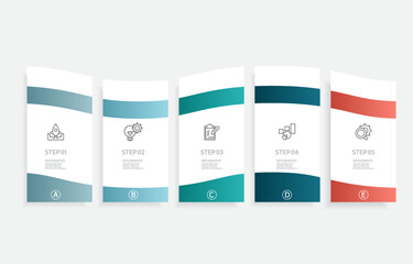 infographics timeline element business workflow data steps report layout template background