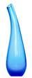 Empty blue vase isolated on transparent