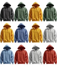 Poster - hoodies mockup in a white background