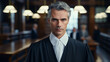 Lawyer Man in a courtroom case legal term career