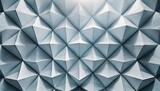 Fototapeta Perspektywa 3d - beautiful futuristic geometric background for your presentation textured intricate 3d wall in light blue and white tones generated