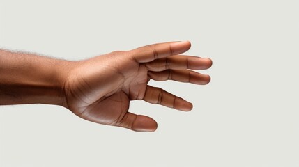 Poster - A person's hand reaching out for something, versatile image for various concepts
