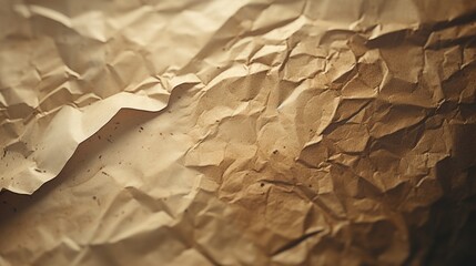 Poster - Detailed close up of brown paper texture, suitable for backgrounds and textures