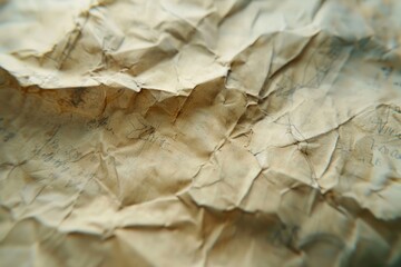 Poster - Detailed close up of a piece of paper with writing. Suitable for educational or office related projects
