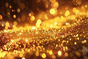 Poster - A blurry image of a golden background, suitable for various designs